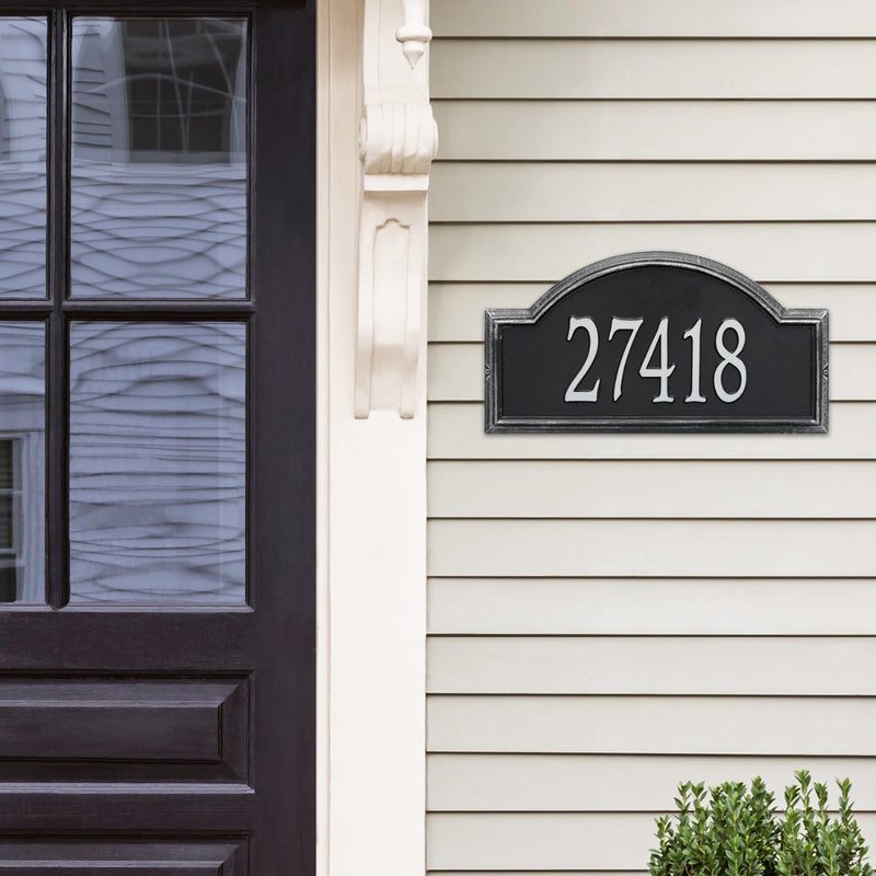 Whitehall Providence Arch - Estate Wall - One Line Address Plaque 