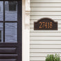 Whitehall Providence Arch - Estate Wall - One Line Address Plaque 