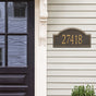Whitehall Providence Arch - Estate Wall - One Line Address Plaque 