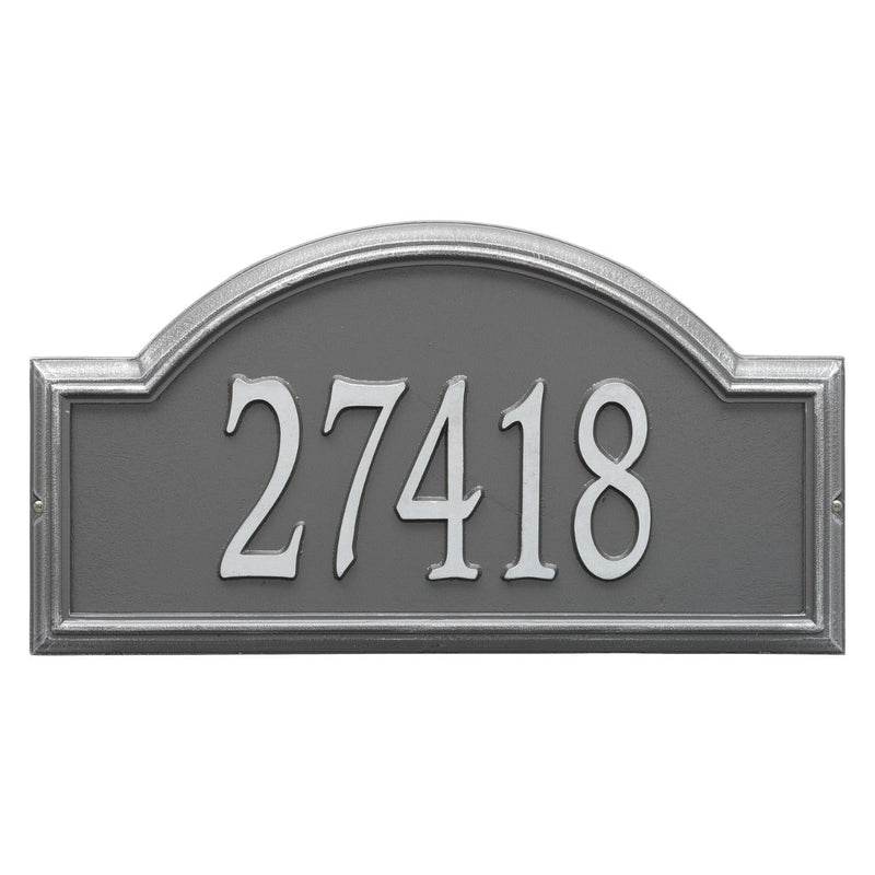 Whitehall Providence Arch - Estate Wall - One Line Address Plaque 
