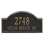 Whitehall Providence Arch - Estate Wall - Two Line Address Plaque 