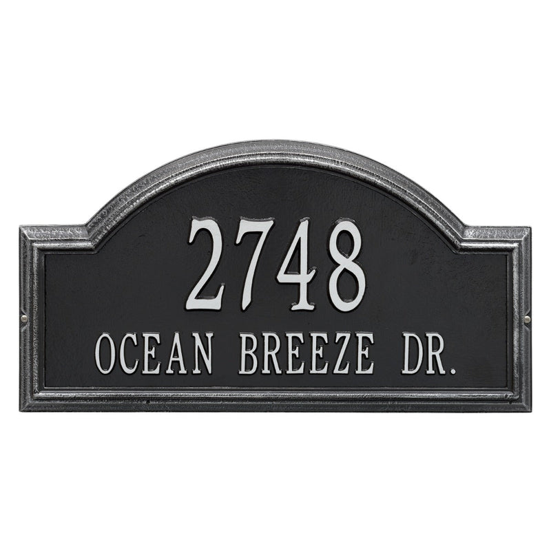Whitehall Providence Arch - Estate Wall - Two Line Address Plaque 