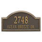 Whitehall Providence Arch - Estate Wall - Two Line Address Plaque 