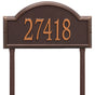 Whitehall Providence Arch - Estate Wall - One Line Address Plaque 