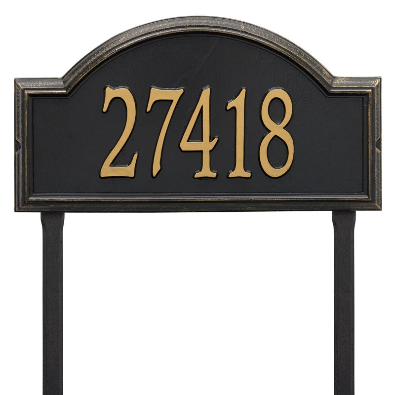 Whitehall Providence Arch - Estate Wall - One Line Address Plaque 