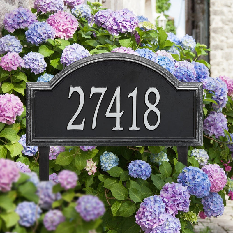 Whitehall Providence Arch - Estate Lawn - One Line Address Plaque 