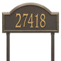 Whitehall Providence Arch - Estate Wall - One Line Address Plaque 