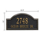 Whitehall Providence Arch - Estate Lawn - Two Line Address Plaque 