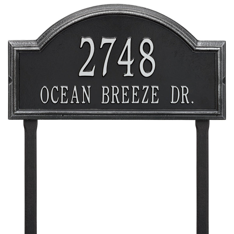 Whitehall Providence Arch - Estate Wall - Two Line Address Plaque 