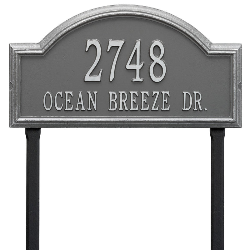 Whitehall Providence Arch - Estate Wall - Two Line Address Plaque 