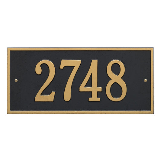 Whitehall Hartford - Standard Wall - One Line Address Plaque