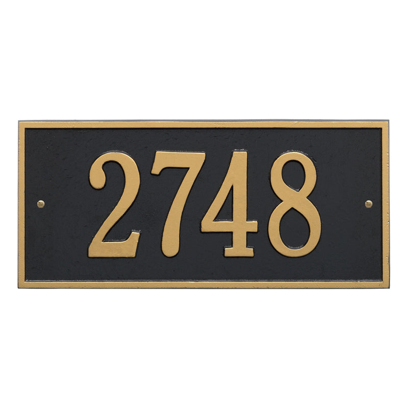 Whitehall Hartford - Standard Wall - One Line Address Plaque