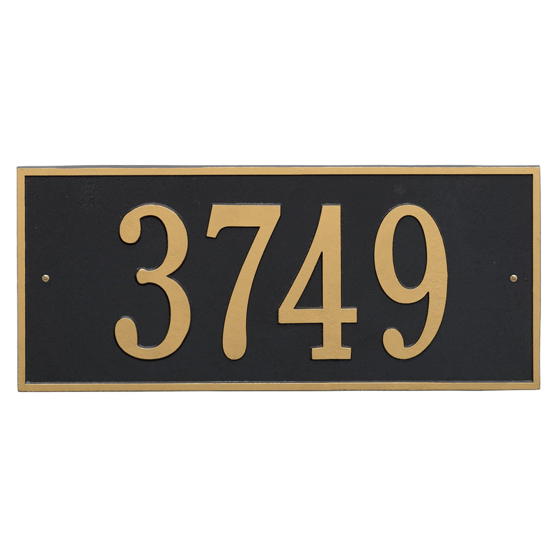 Whitehall Hartford - Estate Wall - One Line Address Plaque 