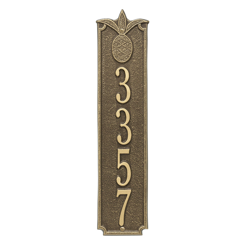 Personalized Pineapple Vertical Wall Plaque