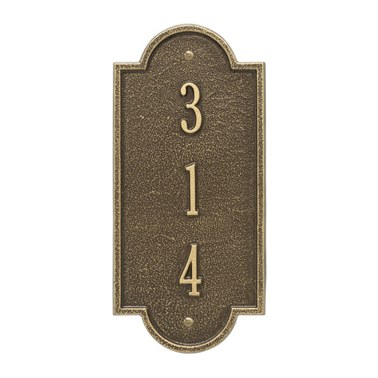 Personalized Richmond Vertical Petite Wall Plaque