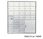 Parcel Locker Door, Front Load, Gold Powder Coat Finish 3H x 2W