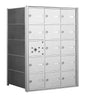4B+ Front-Loading Horizontal Mailboxes in Anodized Aluminum Finish - 14 Tenant Doors And 1 USPS Master Door