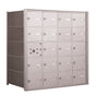 4B+ Horizontal Front-Loading Mailboxes in Anodized Aluminum Finish - 19 Tenant Doors And 1 USPS Master Door