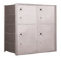 4B+ Front-Loading Horizontal Mailboxes in Anodized Aluminum Finish - 4 Parcel Lockers