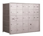 4B+ Front-Loading Horizontal Mailboxes in Anodized Aluminum Finish - 20 Tenant Doors and 1 Parcel Locker