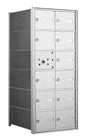 1400 Series Front-Loading Horizontal Mailboxes in Anodized Aluminum Finish - 11 Tenant Doors