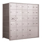 4B+ Front-Loading Horizontal Mailboxes in Anodized Aluminum Finish - 25 Tenant Doors and 1 Parcel Locker