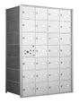 1400 Series Front Loading Horizontal Mailbox in Anodized Aluminum Finish with Master Access Door and 27 Compartments