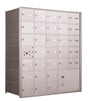 4B+ Front-Loading Horizontal Mailboxes in Anodized Aluminum Finish - 30 Tenant Doors and 1 Parcel Locker