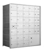 1400 Series Front-Loading Horizontal Mailboxes in Anodized Aluminum Finish - 30 Doors and 1 Parcel Locker