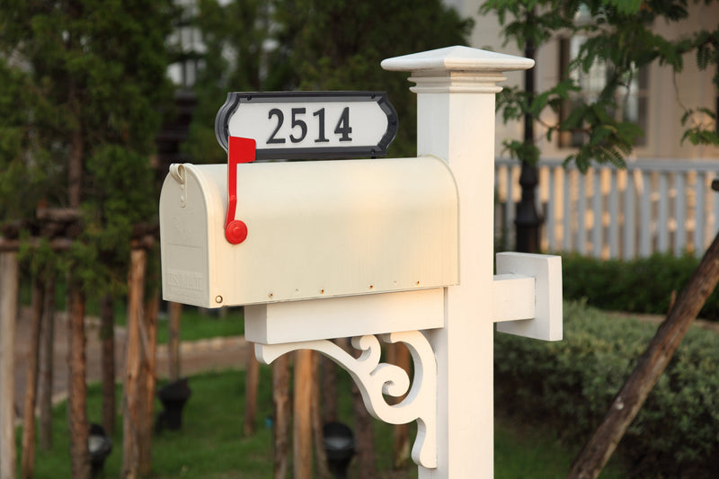 Whitehall Standard Size Nite Bright Richfield Home Address Multiple-Mount Plaque