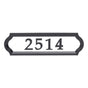Whitehall Standard Size Nite Bright Richfield Home Address Multiple-Mount Plaque
