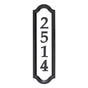 Whitehall Standard Size Nite Bright Richfield Home Address Multiple-Mount Plaque