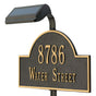 Whitehall Standard or Estate Size Solar Lamp with Extender Ground Mount