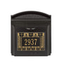 Whitehall Wall Mailbox With Frank Lloyd Wright Tree Of Life Plaque Personalized