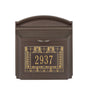 Whitehall Wall Mailbox With Frank Lloyd Wright Tree Of Life Plaque Personalized