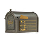 Whitehall Capitol Mailbox Frank Lloyd Wright Coonley Package #1 (Capitol Mailbox, Personalized Door, Non-Personalized Coonley Sides)