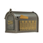 Whitehall Capitol Mailbox Frank Lloyd Wright Tree Of Life Package #1 (Capitol Mailbox, Personalized Door, Non-Personalized Tree Of Life Sides)