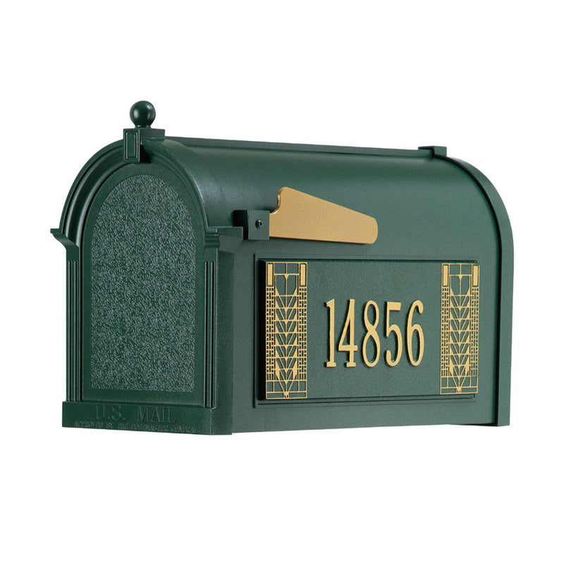 Whitehall Capitol Mailbox Frank Lloyd Wright Tree Of Life Package #2 (Capitol Mailbox,  Personalized Tree Of Life Sides)
