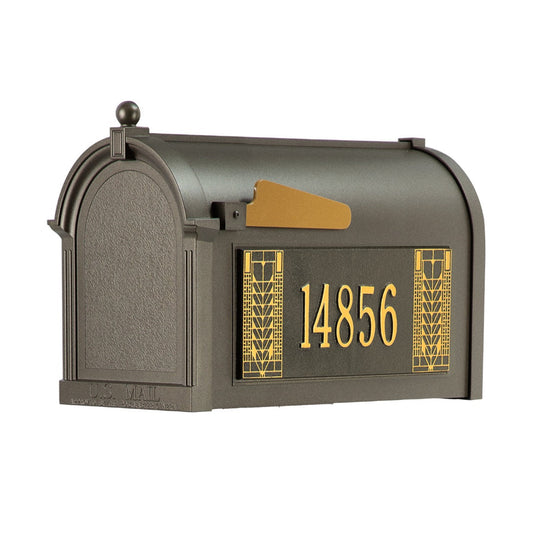 Whitehall Capitol Mailbox Frank Lloyd Wright Tree Of Life Package #2 (Capitol Mailbox,  Personalized Tree Of Life Sides)