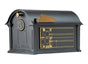 Whitehall Balmoral Mailbox Frank Lloyd Wright Coonley Package #1 (Balmoral Mailbox, Personalized Door Medallion, Non-Personalized Coonley Sides)