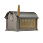 Whitehall Balmoral Mailbox Frank Lloyd Wright Tree Of Life Package #1 (Balmoral Mailbox, Personalized Door Medallion, Non-Personalized Tree Of Life Sides)