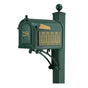 Whitehall Deluxe Mailbox Frank Lloyd Wright Tree Of Life Package #1 (Capitol Mailbox, Deluxe Post, Personalized Door, Non-Personalized Tree Of Life Side Plaques)