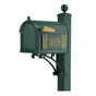 Whitehall Deluxe Mailbox Frank Lloyd Wright Tree Of Life Package #2 (Capitol Mailbox, Deluxe Post, Personalized Tree Of Life Side Plaques)