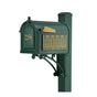 Whitehall Superior Mailbox Frank Lloyd Wright Tree Of Life Package #1 (Capitol Mailbox, Superior Post, Personalized Door, Non-Personalized Tree Of Life Side Plaques)