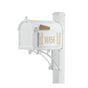 Whitehall Superior Mailbox Frank Lloyd Wright Tree Of Life Package #2 (Capitol Mailbox, Superior Post, Personalized Tree Of Life Side Plaques)