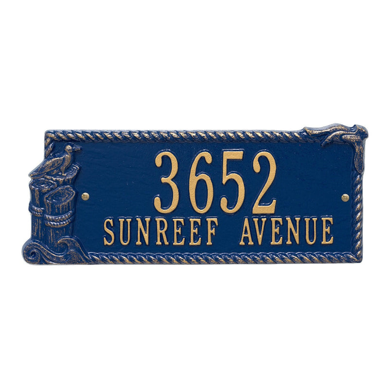 Personalized Seagull Rectangle Plaque - Two Line