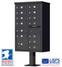 13 Door CBU Mailbox - Black