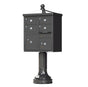 Decorative Traditional 4 Door CBU Mailboxes with Extra Large Tenant Doors Dark Bronze