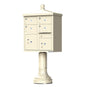 Decorative Traditional 4 Door CBU Mailboxes with Extra Large Tenant Doors Sandstone