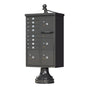 Decorative Traditional CBU Commercial Mailboxes - 8 Door with 4 Parcel Lockers - Dark Bronze